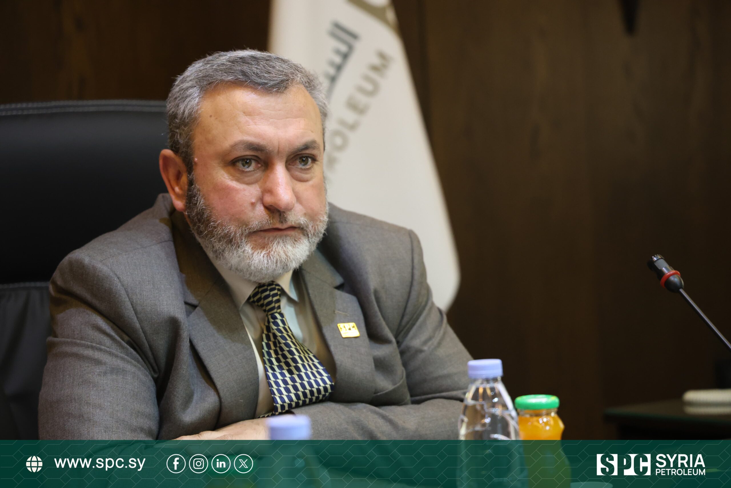 التقى نائب الرئيس التنفيذي للشركة السورية للبترول المهندس أحمد قبه جي, وفدا ً من شركة UCC القطرية المتخصصة في تطوير الأعمال والبنى التحتية.